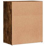vidaXL Dulapuri, 2 buc., stejar fumuriu, 60x31x70 cm, lemn prelucrat