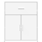 vidaXL Dulapuri, 2c., alb, 60x31x70 cm, lemn prelucrat vidaXL Dulapuri, 2c., alb, 60x31x70 cm, lemn prelucrat