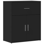 vidaXL Dulapuri, 2 buc., negru, 60x31x70 cm, lemn prelucrat
