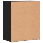 vidaXL Dulapuri, 2 buc., negru, 60x31x70 cm, lemn prelucrat