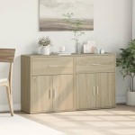 vidaXL Dulapuri, 2 buc., stejar sonoma, 60x31x70 cm, lemn prelucrat