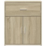 vidaXL Dulapuri, 2 buc., stejar sonoma, 60x31x70 cm, lemn prelucrat