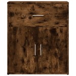 vidaXL Dulapuri, 2 buc., stejar fumuriu, 60x31x70 cm, lemn prelucrat