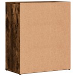 vidaXL Dulapuri, 2 buc., stejar fumuriu, 60x31x70 cm, lemn prelucrat