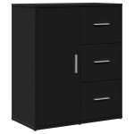 vidaXL Dulapuri, 2 buc., negru, 60x31x70 cm, lemn prelucrat