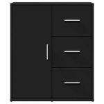 vidaXL Dulapuri, 2 buc., negru, 60x31x70 cm, lemn prelucrat