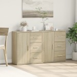 vidaXL Dulapuri, 2 buc., stejar sonoma, 60x31x70 cm, lemn prelucrat