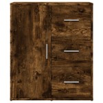 vidaXL Dulapuri, 2 buc., stejar fumuriu, 60x31x70 cm, lemn prelucrat