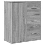 vidaXL Dulapuri, 2 buc., gri sonoma, 60x31x70 cm, lemn prelucrat