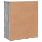 vidaXL Dulapuri, 2 buc., gri sonoma, 60x31x70 cm, lemn prelucrat
