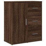 vidaXL Dulapuri, 2 buc., stejar maro, 60x31x70 cm, lemn prelucrat