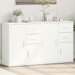 vidaXL Dulapuri, 2c., alb, 60x31x70 cm, lemn prelucrat vidaXL Dulapuri, 2c., alb, 60x31x70 cm, lemn prelucrat