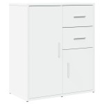 vidaXL Dulapuri, 2c., alb, 60x31x70 cm, lemn prelucrat vidaXL Dulapuri, 2c., alb, 60x31x70 cm, lemn prelucrat
