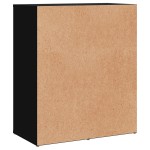 vidaXL Dulapuri, 2 buc., negru, 60x31x70 cm, lemn prelucrat