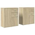 vidaXL Dulapuri, 2 buc., stejar sonoma, 60x31x70 cm, lemn prelucrat vidaXL Dulapuri, 2 buc., stejar sonoma, 60x31x70 cm, lemn prelucrat