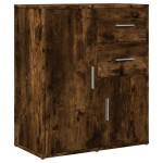 vidaXL Dulapuri, 2 buc., stejar fumuriu, 60x31x70 cm, lemn prelucrat