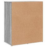 vidaXL Dulapuri, 2 buc., gri sonoma, 60x31x70 cm, lemn prelucrat