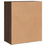 vidaXL Dulapuri, 2 buc., stejar maro, 60x31x70 cm, lemn prelucrat vidaXL Dulapuri, 2 buc., stejar maro, 60x31x70 cm, lemn prelucrat