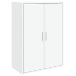 vidaXL Dulapuri, 2 buc., alb, 60x31x84 cm, lemn prelucrat