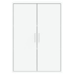 vidaXL Dulapuri, 2 buc., alb, 60x31x84 cm, lemn prelucrat