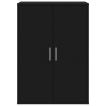 vidaXL Dulapuri, 2 buc., negru, 60x31x84 cm, lemn prelucrat