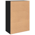 vidaXL Dulapuri, 2 buc., negru, 60x31x84 cm, lemn prelucrat
