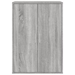 vidaXL Dulapuri, 2 buc., gri sonoma, 60x31x84 cm, lemn prelucrat
