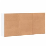 vidaXL Dulapuri, 3 buc., alb, 60x31x84 cm, lemn prelucrat vidaXL Dulapuri, 3 buc., alb, 60x31x84 cm, lemn prelucrat