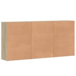 vidaXL Dulapuri, 3 buc., stejar sonoma, 60x31x84 cm, lemn prelucrat vidaXL Dulapuri, 3 buc., stejar sonoma, 60x31x84 cm, lemn prelucrat