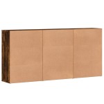 vidaXL Dulapuri, 3 buc., stejar fumuriu, 60x31x84 cm, lemn prelucrat vidaXL Dulapuri, 3 buc., stejar fumuriu, 60x31x84 cm, lemn prelucrat