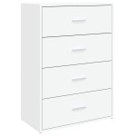 vidaXL Dulapuri, 2 buc., alb, 60x31x84 cm, lemn prelucrat