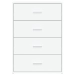 vidaXL Dulapuri, 2 buc., alb, 60x31x84 cm, lemn prelucrat