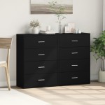 vidaXL Dulapuri, 2 buc., alb, 60x31x84 cm, lemn prelucrat