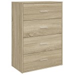 vidaXL Dulapuri, 2 buc., stejar sonoma, 60x31x84 cm, lemn prelucrat