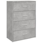 vidaXL Dulapuri, 2 buc., gri beton, 60x31x84 cm, lemn prelucrat vidaXL Dulapuri, 2 buc., gri beton, 60x31x84 cm, lemn prelucrat