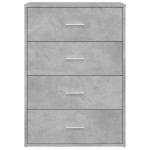 vidaXL Dulapuri, 2 buc., gri beton, 60x31x84 cm, lemn prelucrat vidaXL Dulapuri, 2 buc., gri beton, 60x31x84 cm, lemn prelucrat