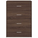 vidaXL Dulapuri, 2 buc., stejar maro, 60x31x84 cm, lemn prelucrat