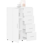 vidaXL Dulapuri, 2 buc., alb, 60x31x84 cm, lemn prelucrat