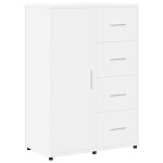 vidaXL Dulapuri, 2 buc., alb, 60x31x84 cm, lemn prelucrat