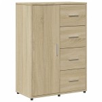 vidaXL Dulapuri, 2 buc., stejar sonoma, 60x31x84 cm, lemn prelucrat