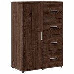 vidaXL Dulapuri, 2 buc., stejar maro, 60x31x84cm, lemn prelucrat vidaXL Dulapuri, 2 buc., stejar maro, 60x31x84cm, lemn prelucrat