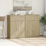 vidaXL Comode, 2 buc., stejar sonoma, 60x30x84 cm, lemn compozit vidaXL Comode, 2 buc., stejar sonoma, 60x30x84 cm, lemn compozit