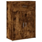 vidaXL Comode, 2 buc., stejar fumuriu, 60x30x84 cm, lemn compozit vidaXL Comode, 2 buc., stejar fumuriu, 60x30x84 cm, lemn compozit