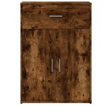 vidaXL Comode, 2 buc., stejar fumuriu, 60x30x84 cm, lemn compozit vidaXL Comode, 2 buc., stejar fumuriu, 60x30x84 cm, lemn compozit