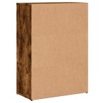 vidaXL Comode, 2 buc., stejar fumuriu, 60x30x84 cm, lemn compozit vidaXL Comode, 2 buc., stejar fumuriu, 60x30x84 cm, lemn compozit