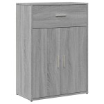 vidaXL Dulapuri, 2 buc., gri sonoma, 60x30x84 cm, lemn prelucrat