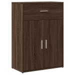 vidaXL Dulapuri, 2 buc., stejar fumuriu, 60x30x84 cm, lemn prelucrat