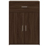 vidaXL Dulapuri, 2 buc., stejar fumuriu, 60x30x84 cm, lemn prelucrat