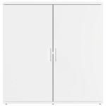 vidaXL Dulapuri, alb, 2 buc., 79x38x80 cm, lemn prelucrat vidaXL Dulapuri, alb, 2 buc., 79x38x80 cm, lemn prelucrat