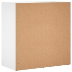 vidaXL Dulapuri, alb, 2 buc., 79x38x80 cm, lemn prelucrat vidaXL Dulapuri, alb, 2 buc., 79x38x80 cm, lemn prelucrat